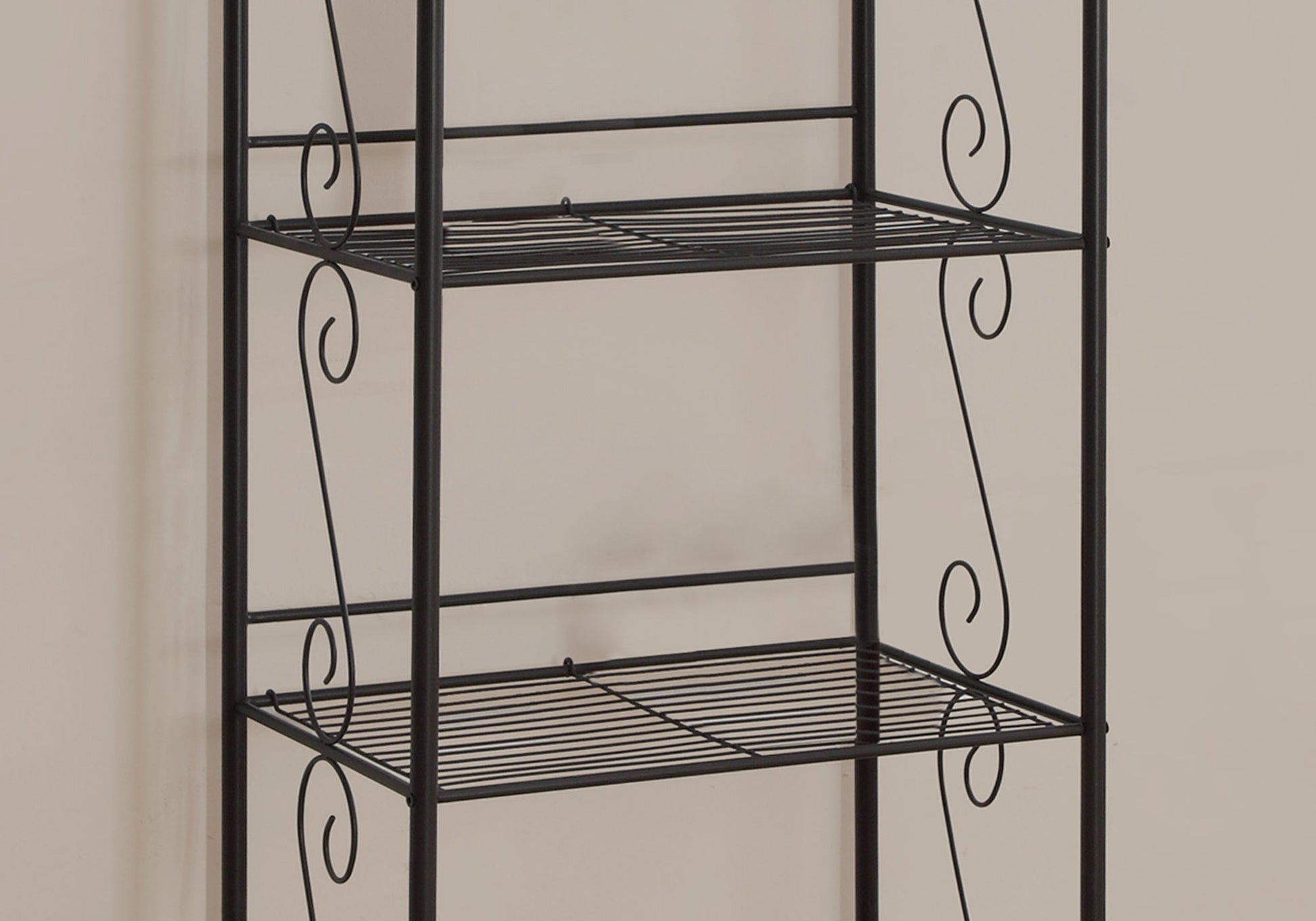 Brown Metal Shelf Bookcase By Homeroots | Bookcases | Modishstore - 2