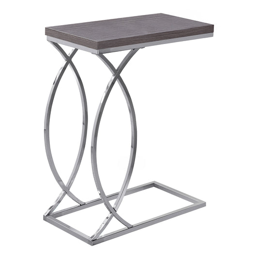 Grey Mdf Laminate Metal Accent Table By Homeroots - 333076 | Accent Tables | Modishstore
