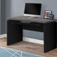 30.75" Black Particle Board MDF and Laminate Computer Desk with a Grey Top By Homeroots | Desks | Modishstore