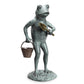Green Thumb Frog Garden Sculptures By SPI Home | Garden Sculptures & Statues | Modishstore-3
