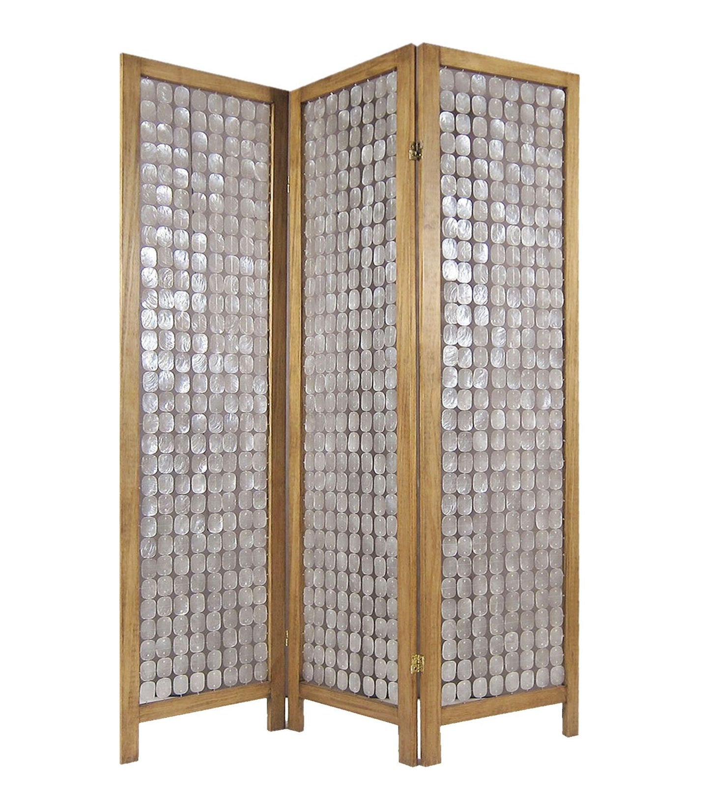 Clear Capiz Shell Screen By Homeroots - 342720 | Room Dividers | Modishstore - 2