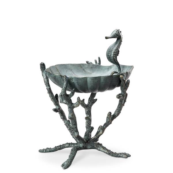 Seahorse Birdbath / Birdfeeder By SPI Home | Outdoor Decor | Modishstore-3