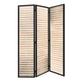 Natural Brown Wood And Metal Screen By Homeroots | Room Dividers | Modishstore