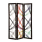 Multicolor Fabric And Wood Crisscross Screen By Homeroots | Room Dividers | Modishstore - 3
