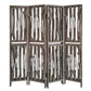Weathered Brown, Wood, Wrightwood - Screen By Homeroots - 342774 | Room Dividers | Modishstore