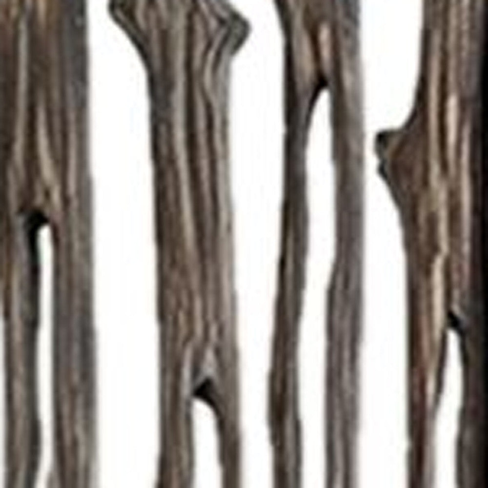 Weathered Brown, Wood, Wrightwood - Screen By Homeroots - 342774 | Room Dividers | Modishstore - 5