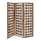Mod Floating Wood Squares Three Panel Room Divider Screen By Homeroots | Room Dividers | Modishstore