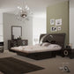 4Pc California King Modern Wenge High Gloss Bedroom Set By Homeroots - 343983 | Bedroom Sets | Modishstore - 4