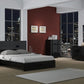 4Pc Eastern King Modern Black High Gloss Bedroom Set By Homeroots | Bedroom Sets | Modishstore - 5