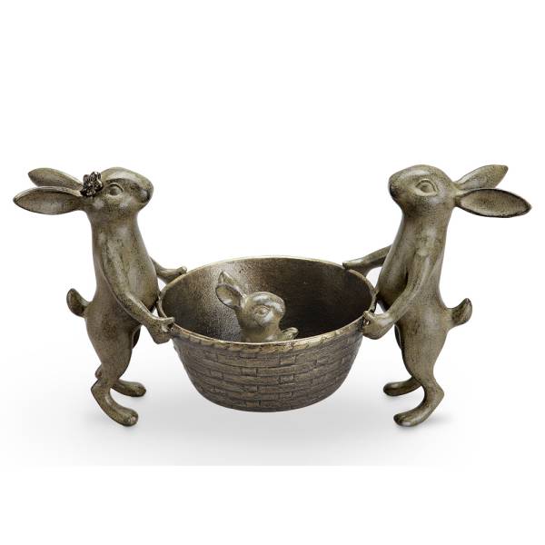 Rabbit Family Planter Holder By SPI Home | Outdoor Planters, Troughs & Cachepots | Modishstore-4