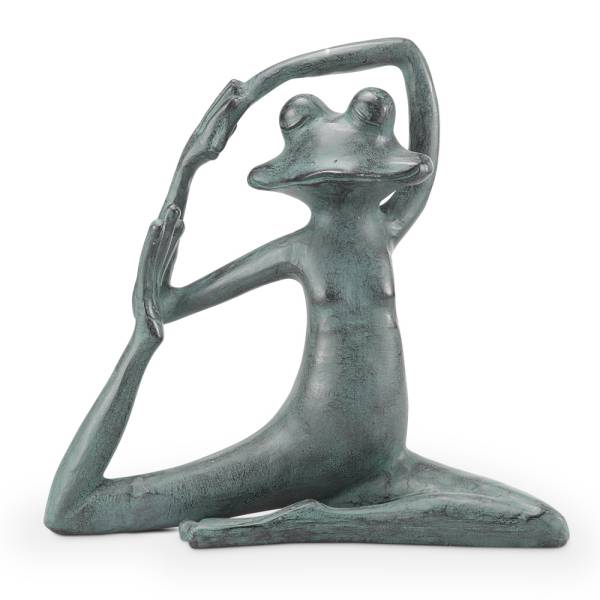 Relaxed Yoga Frog Garden Sculptures By SPI Home | Garden Sculptures & Statues | Modishstore-3