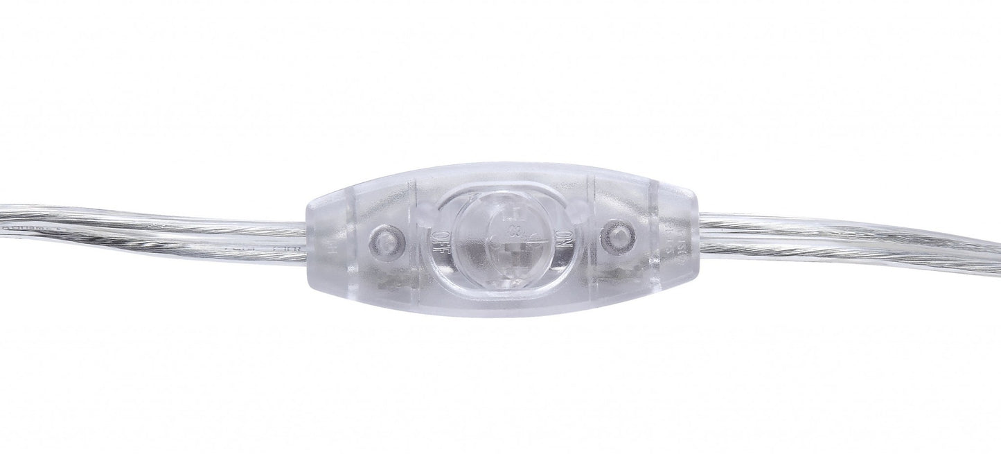 Brushed Nickel Metal Glass LED Table Lamp By Homeroots | Table Lamps | Modishstore - 3