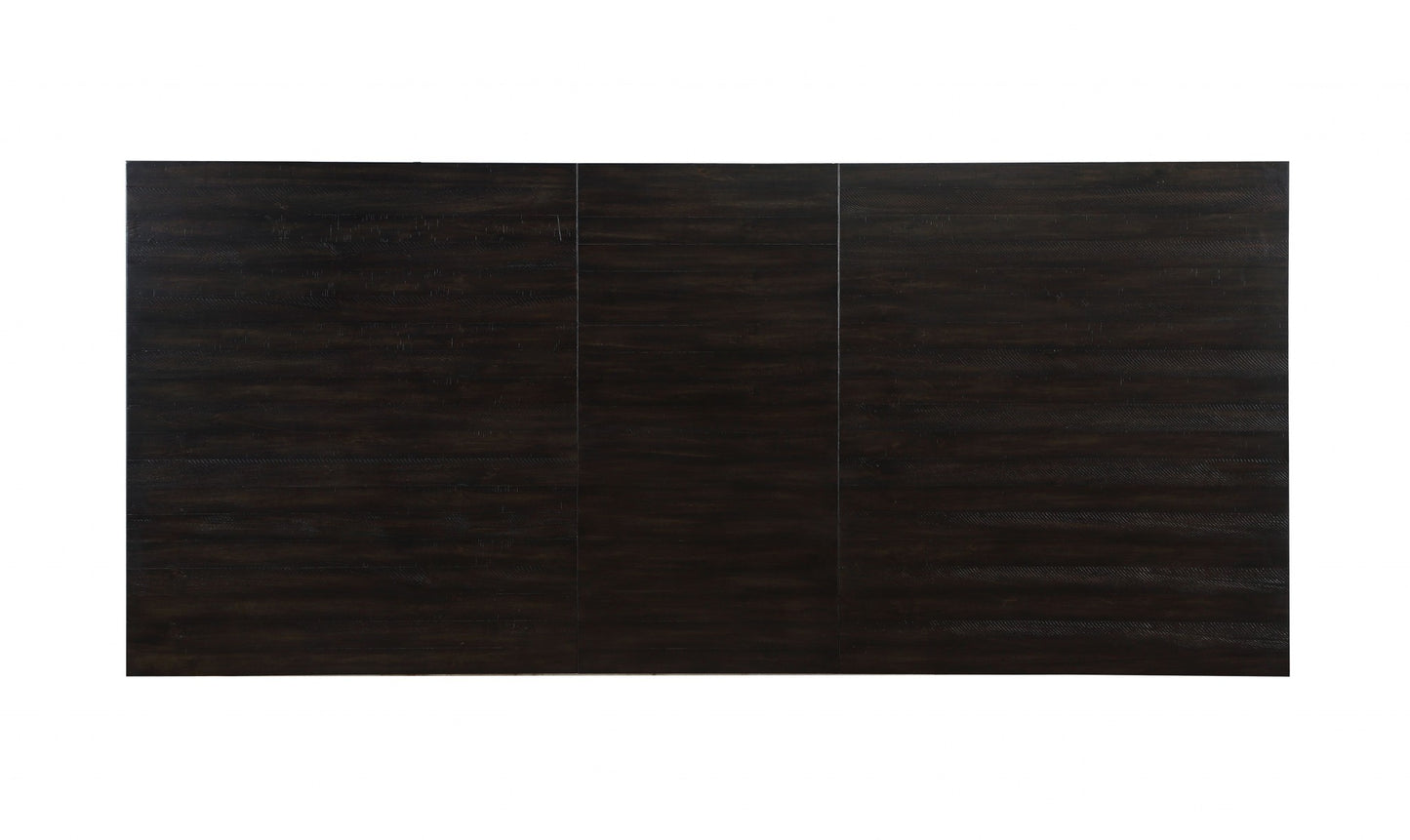 Rustic Walnut Wood Dining Table By Homeroots | Dining Tables | Modishstore - 3