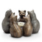 Cat Gathering Candleholder By SPI Home | Candle Holders | Modishstore-2