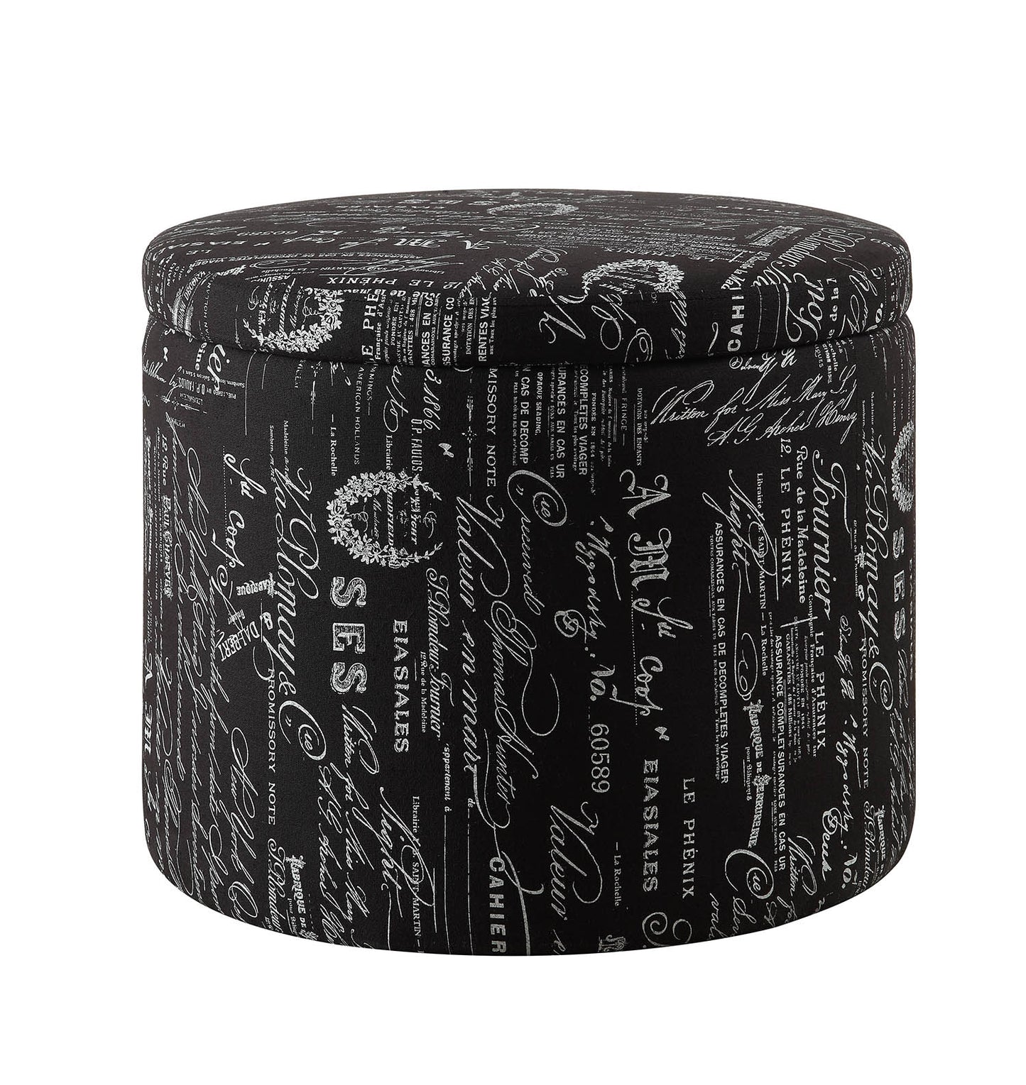 Pattern Fabric Upholstery 3Pc Pk Ottomans wStorage By Homeroots | Ottomans | Modishstore - 3