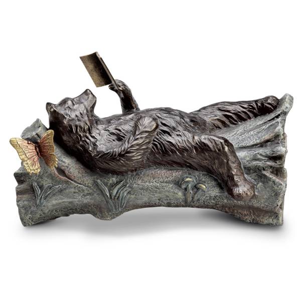 Lazy Reader Garden Sculpture By SPI Home | Garden Sculptures & Statues | Modishstore-2