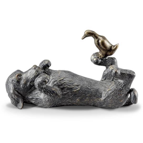 Puppy Play Garden Sculpture By SPI Home | Garden Sculptures & Statues | Modishstore-5