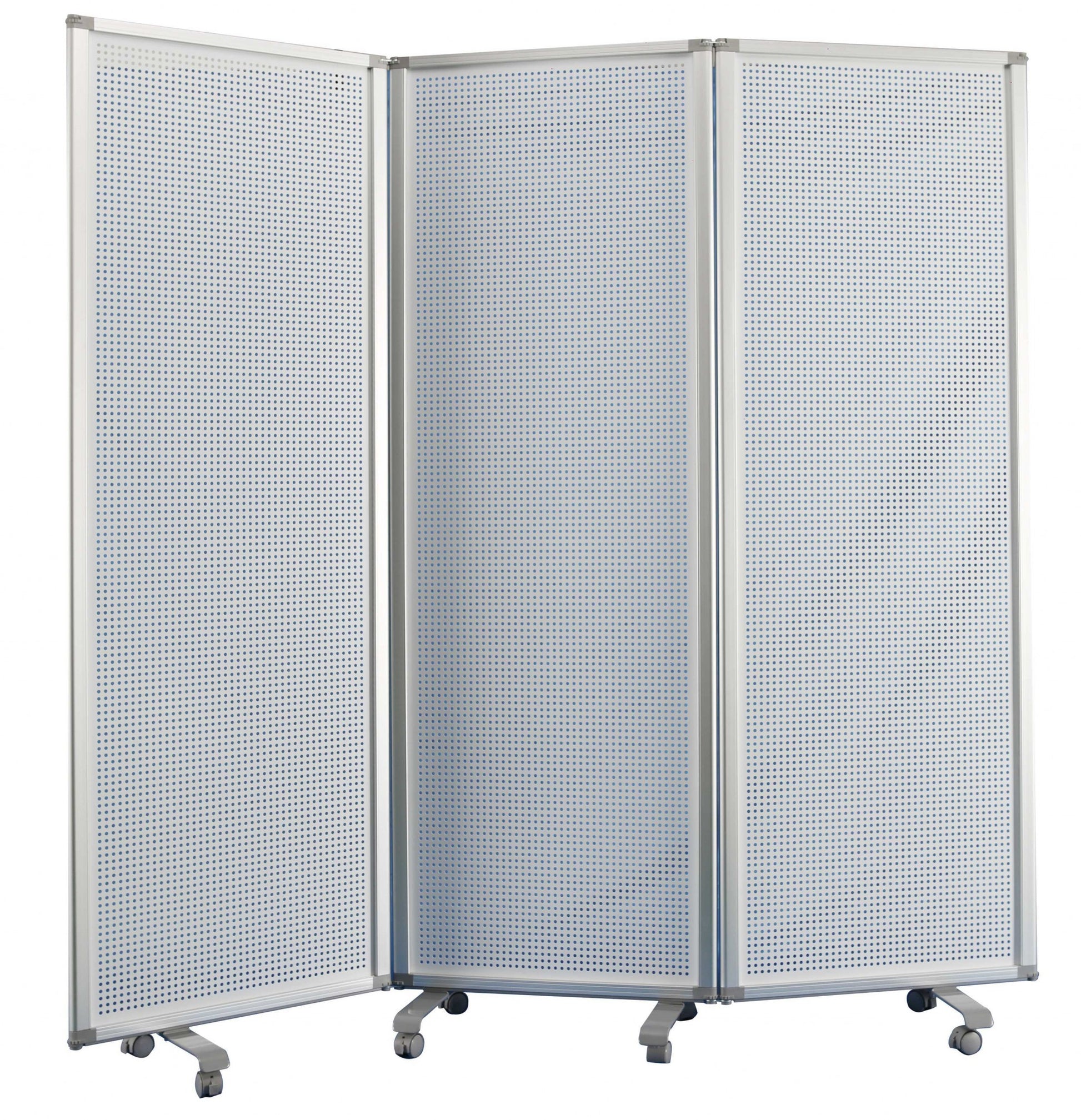 White Metal And Alloy - Screen By Homeroots | Room Dividers | Modishstore