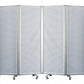 White Metal And Alloy - Screen By Homeroots | Room Dividers | Modishstore - 2