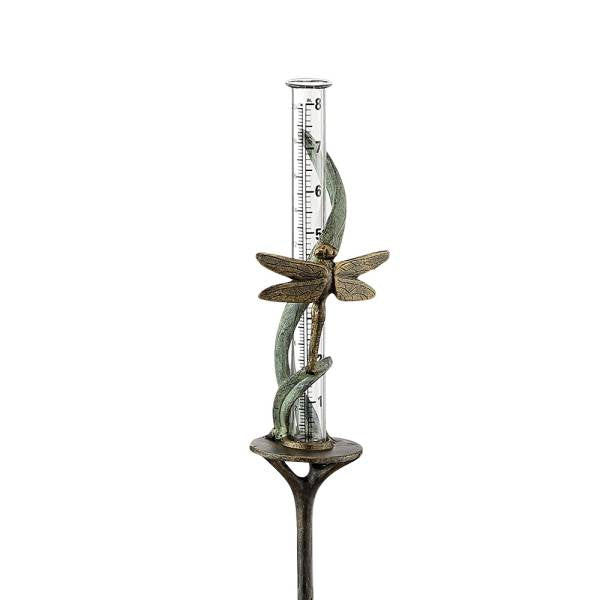 Dragonfly on Vine Rain Watcher Garden Stake By SPI Home | Outdoor Decor | Modishstore-4