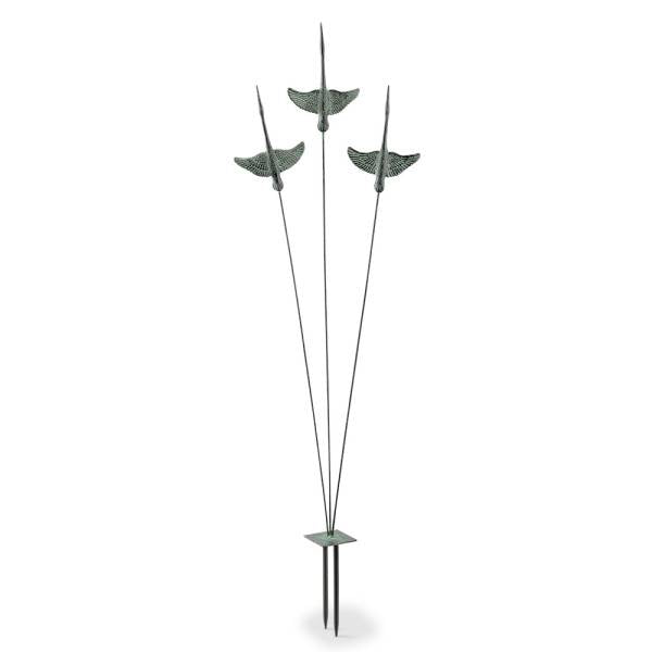 Crane Trio Garden Decor on Flexible Stake By SPI Home | Decor | Modishstore-3