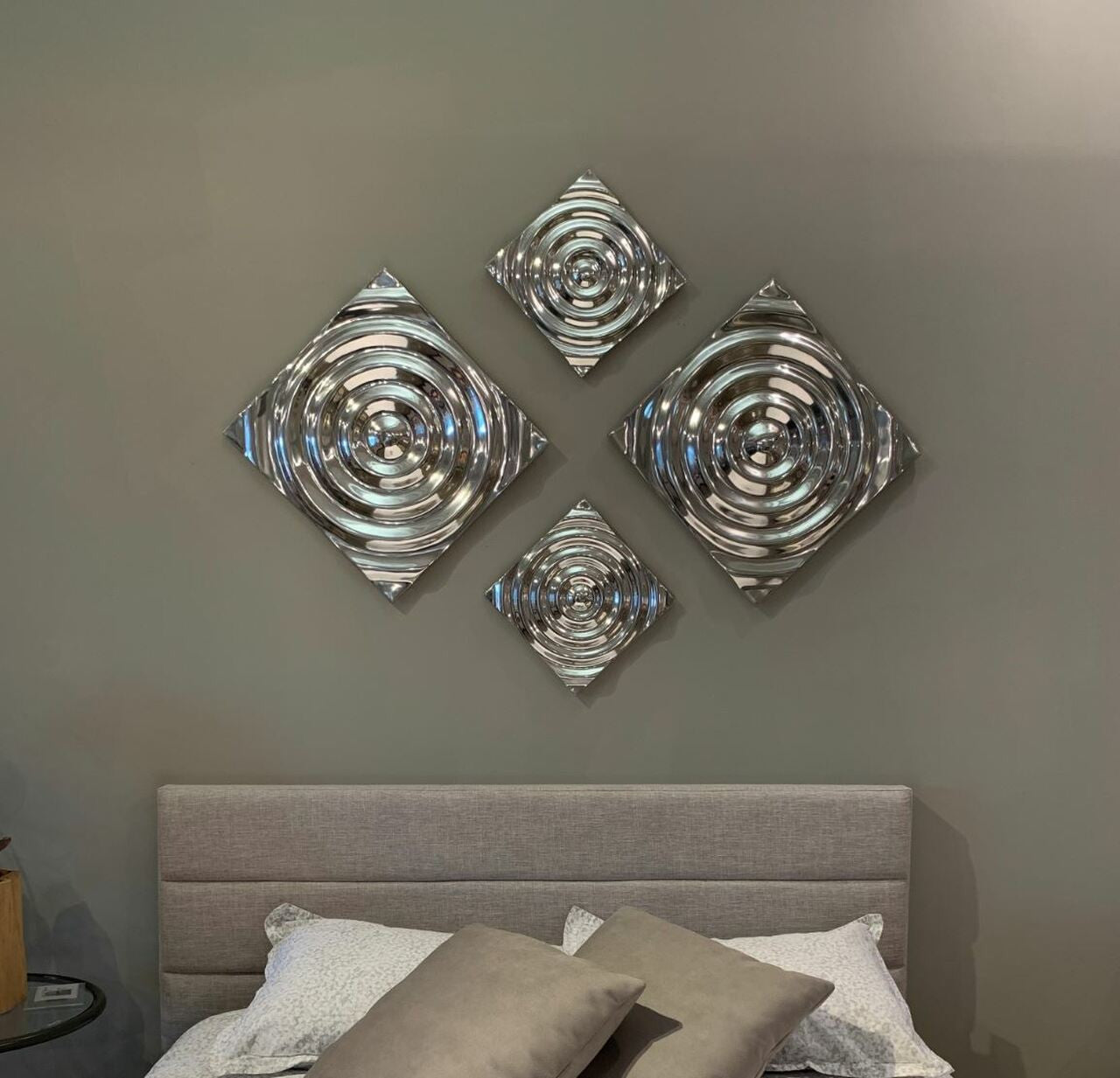 Buffed Large Rippled Wall Tile By Homeroots | Wall Decor | Modishstore - 3