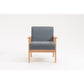 Bahamas Gray Linen Fabric Chair By Lilola Home | Lounge Chairs | Modishstore-4