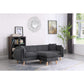 Brayden Dark Gray Fabric Sectional Sofa Chaise By Lilola Home | Sofas | Modishstore-4