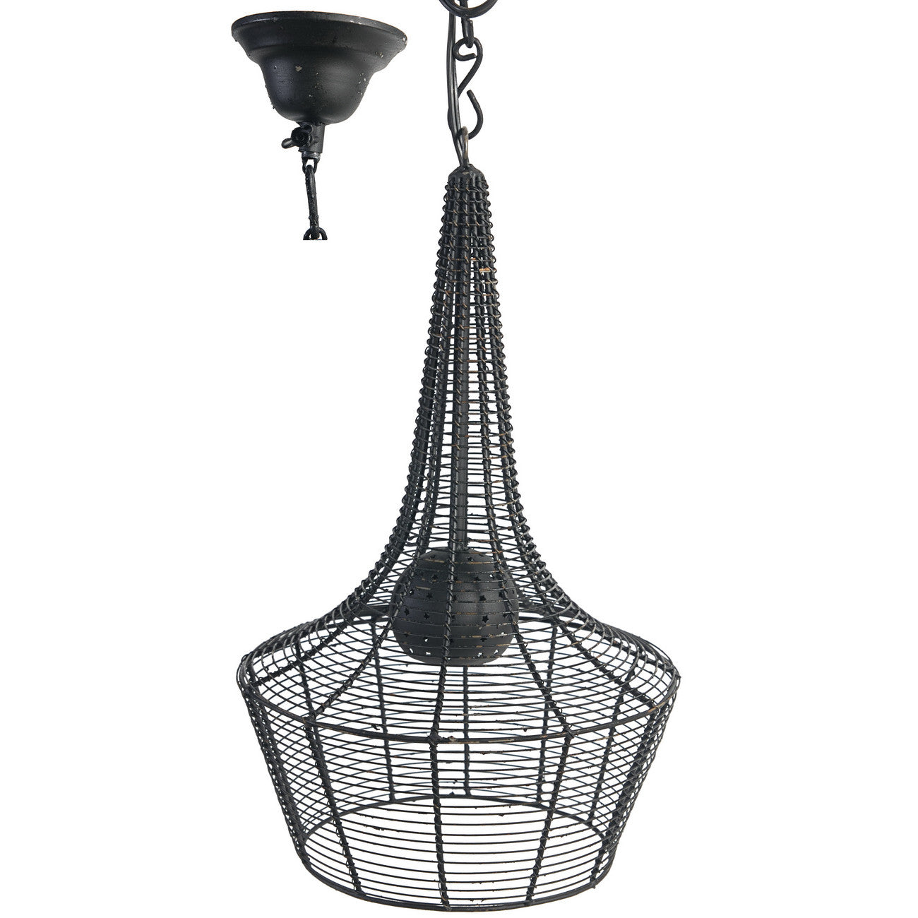 A&B Home Black/Metal Chandelier - Set Of 2 | Chandeliers | Modishstore