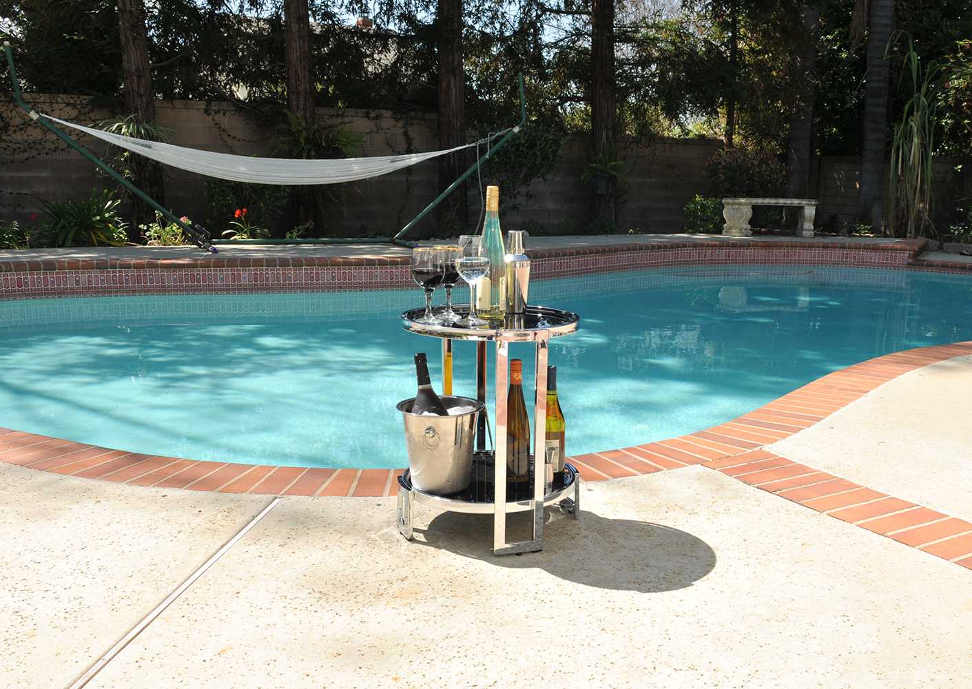 Chrome Round End Table By Homeroots | End Tables | Modishstore - 5