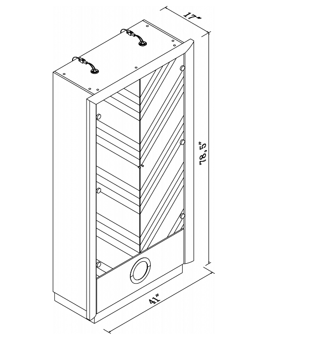 Gray Vetrine By Homeroots - 366219 | Cabinets | Modishstore - 2