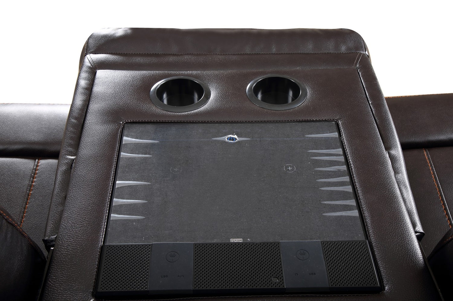 Brown Power Reclining Sofa By Homeroots - 366311 | Sofas | Modishstore - 3