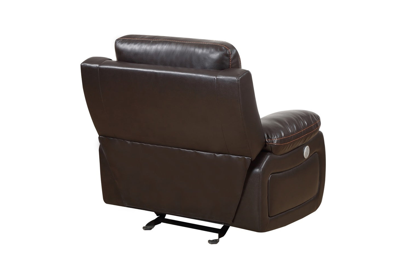 Brown Power Reclining Chair By Homeroots - 366348 | Recliners | Modishstore - 4