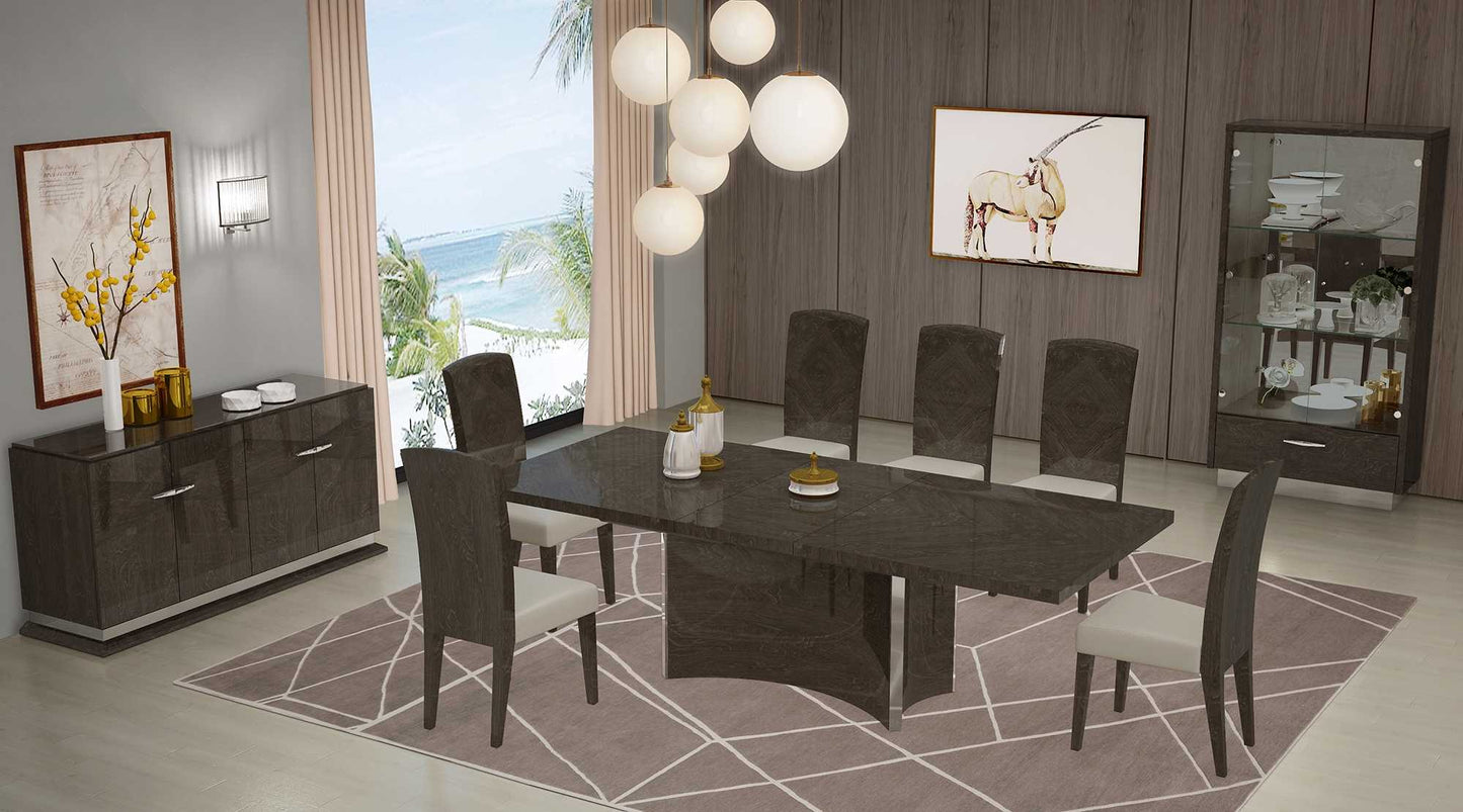 Gray Vetrine By Homeroots - 366366 | Cabinets | Modishstore - 2