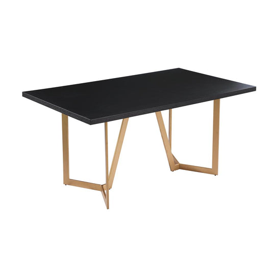Sunland Black with Bronze Accents Round Dinette Table By Best Master Furniture | Dining Tables |  Modishstore 