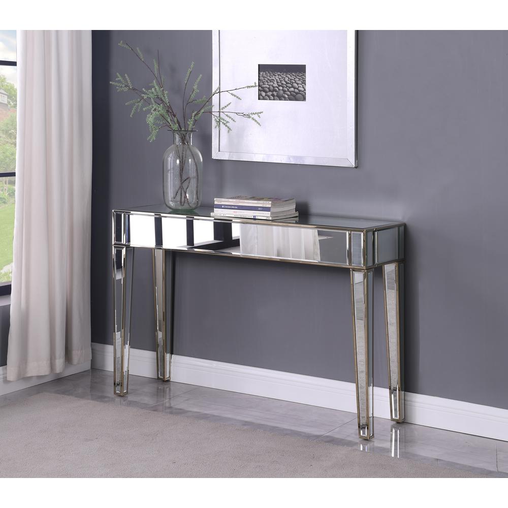 Aristotle Modern Silver Console Table By Best Master Furniture | Console Tables |  Modishstore  - 2