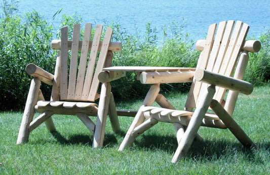 Natural Wood Visa-Tete By Homeroots | Outdoor Chairs | Modishstore - 2