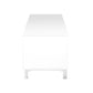Crisp High Gloss White Lacquer Media TV Stand By Homeroots | TV Stands | Modishstore - 3