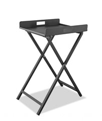 Gray Aluminum Indoor Outdoor Tray Table By Homeroots