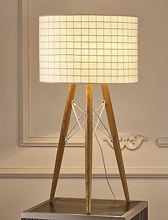 White Fabric Table Lamp | Table Lamps | Modishstore - 4
