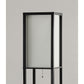 H Sleek Column Style Floor Lamp with Storage By Homeroots | Floor Lamps | Modishstore - 2