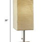 Wildside Paper Shade with Natural Wood Table Lamp By Homeroots