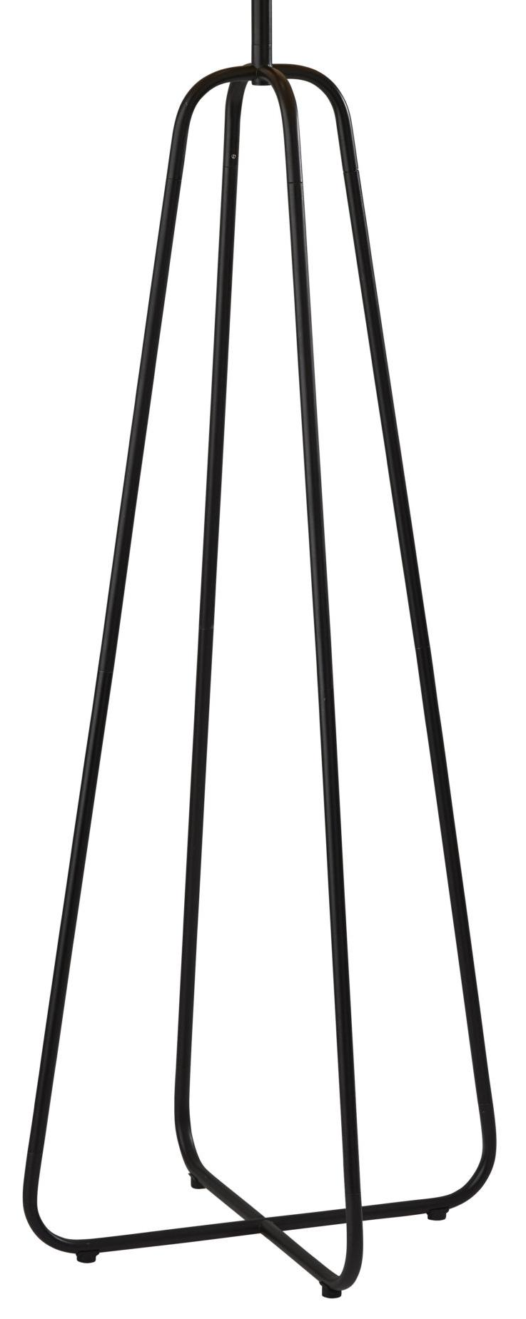 Open Cane Web Natural Shade Floor Lamp with Dark Bronze Base By Homeroots | Floor Lamps | Modishstore - 4