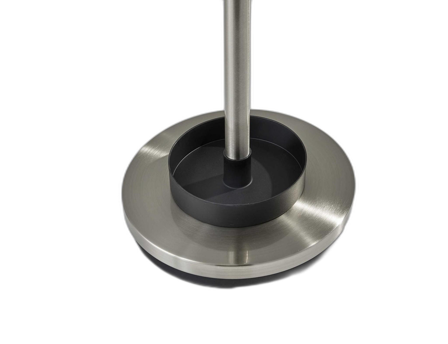 Brushed Steel Brushed Steel Stand Coat Rack By Homeroots | Coat Racks | Modishstore - 5