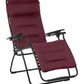 BordeauPowder Coated Recliner By Homeroots | Chairs & Recliners | Modishstore