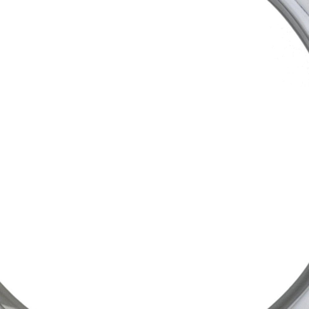 Silver Aluminum Ring Large Hoop Vase By Homeroots | Vases | Modishstore - 5