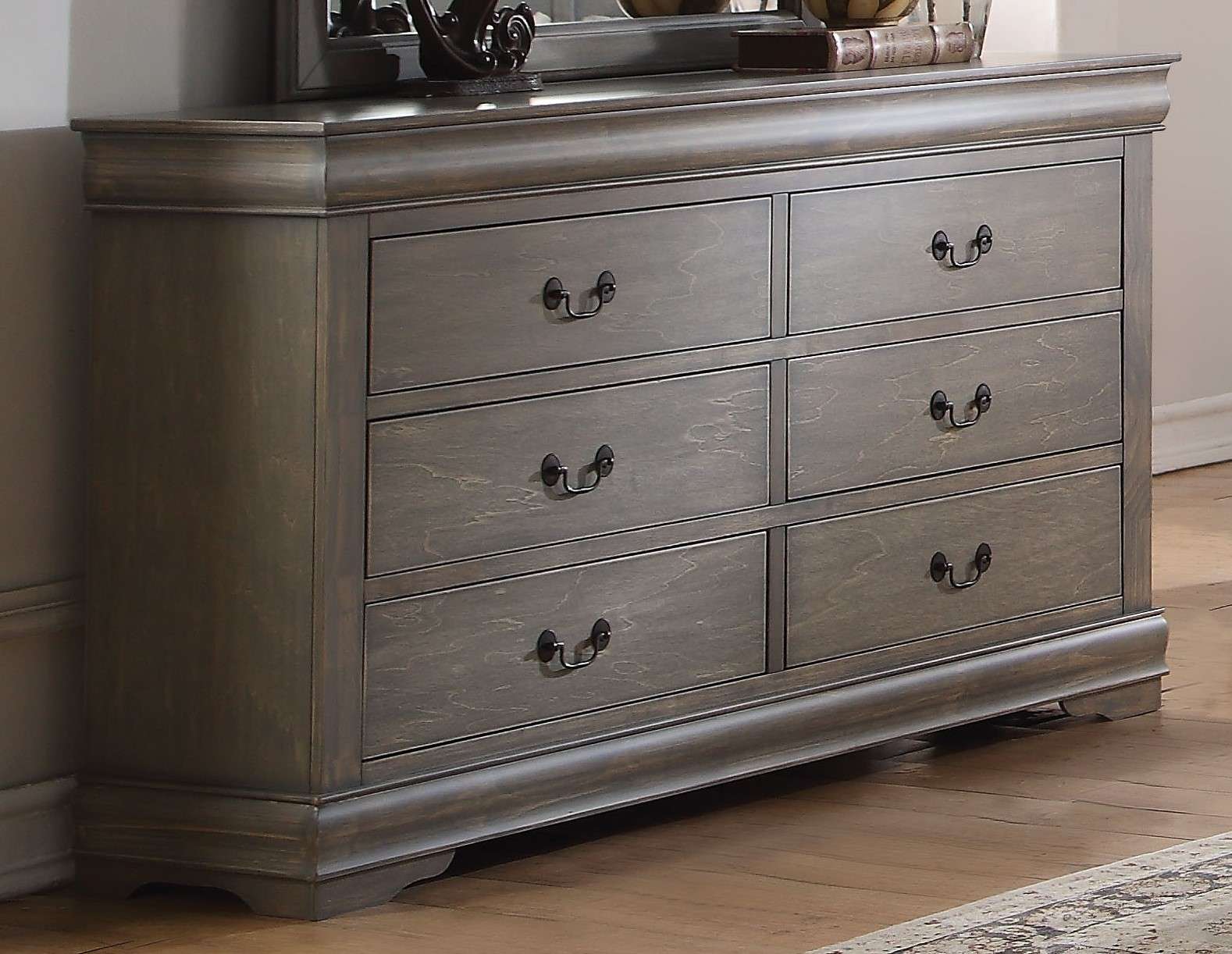 Antique Gray Wood Dresser By Homeroots – Modish Store