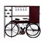 Maroon Tricycle Delivery Bar By Homeroots | Bar Carts | Modishstore