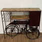 Maroon Tricycle Delivery Bar By Homeroots | Bar Carts | Modishstore - 3