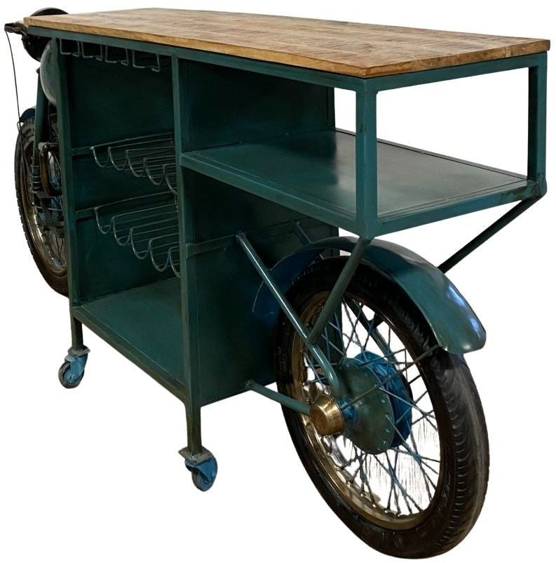 Tmph Bike Bar By Homeroots | Bar Carts | Modishstore - 7